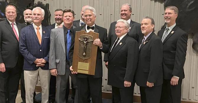 Dr. Benton awarded the highest award from the Texas Chiropractic Association image